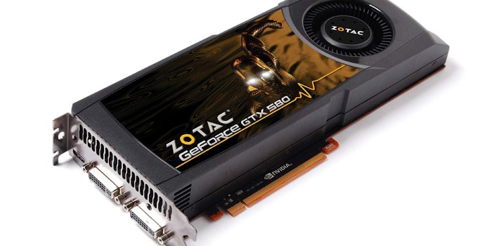 1500x1097 ZOTAC GeForce GTX 580 1536MB GDDR5 PCI Express 2.0 Dual DVI/mini HDMI SLI  Ready Graphics Card, ZT-50101-10P