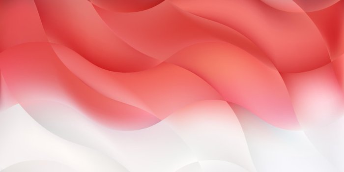2880x1800 Download wallpapers red and white waves, abstract waves, creative