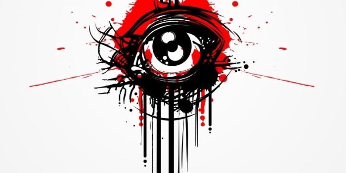 800x1200 Download wallpaper 800x1200 red, white, black, figure iphone 4s/4