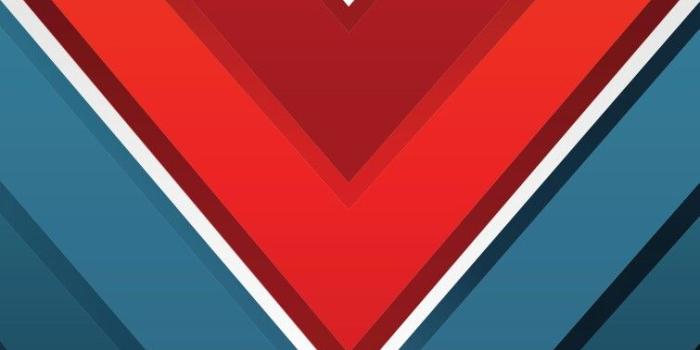 755x1342 Red White and Blue Chevron Wallpaper | *Abstract and Geometric