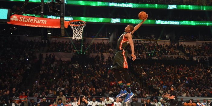 4928x3280 Giannis in the 2015 Sprite Slam Dunk Contest | Milwaukee Bucks