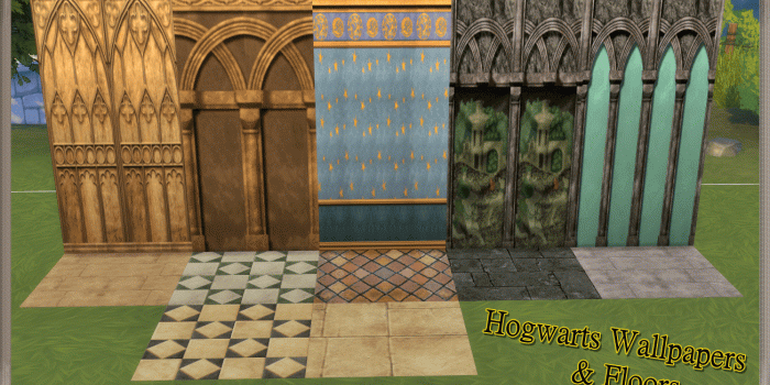 1304x784 Mod The Sims - Hogwarts random wall and floor set by JH