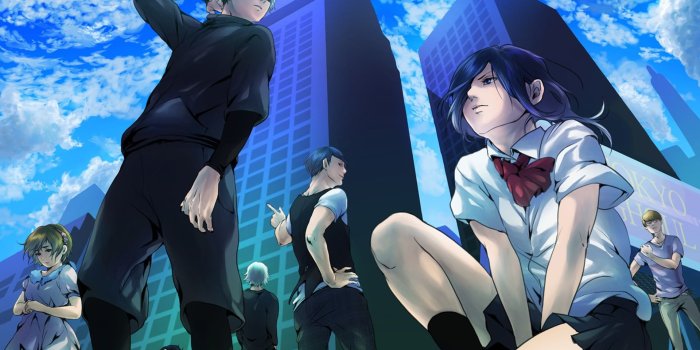 1920x1080 Anime characters illustration, Tokyo Ghoul, Kaneki Ken, Kirishima