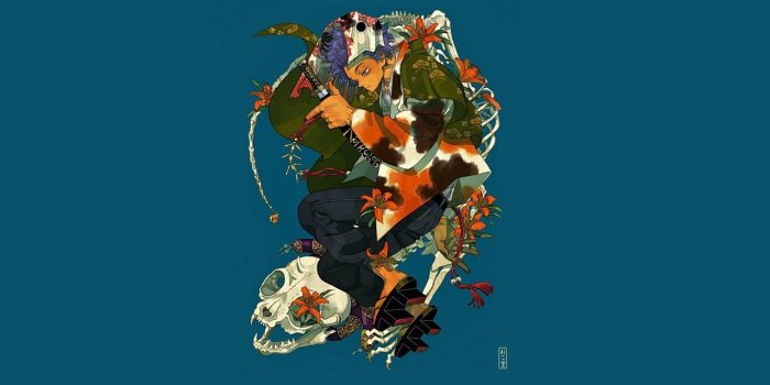 1332x850 Wallpaper skeleton, guy, Boku no Hero Academy, My heroic academia