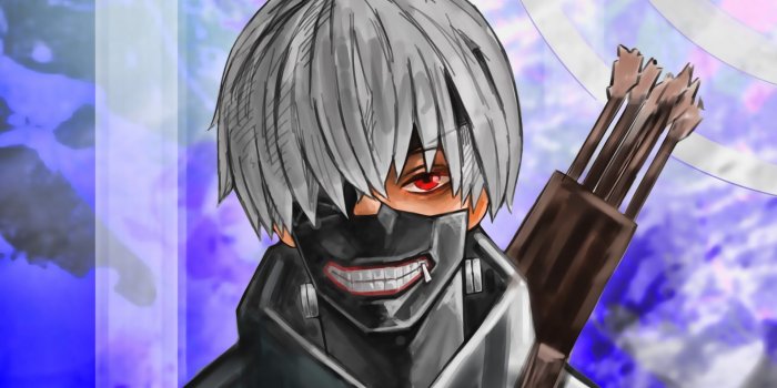 1920x1200 Download wallpapers Ken Kaneki, archer, Tokyo Ghoul characters