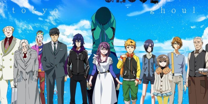 1920x540 Tokyo Ghoul - Anime All Characters HD wallpaper download