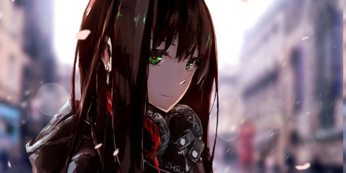 1365x712 Headphones Girl Anime Wallpapers Hd Desktop | Wallpapers Jobs