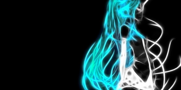 2560x1440 Vocaloid Hatsune Miku Fractalius Anime Girls 1920X1080 Wallpaper Art