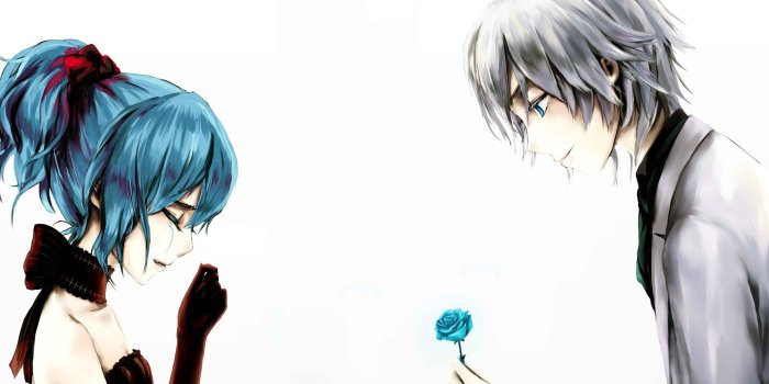 3840x2160 3d Love Couple Pic - Sad Anime Girl And Boy (#595667) - HD Wallpaper