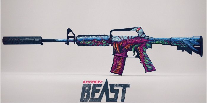 1280x720 Steam Workshop :: M4a1 | Hyper Beast