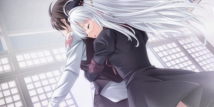 1600x1200 Stay with me please! | SAD ANIME COUPLE in 2019 | Sad anime couples