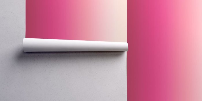 1024x1024 Colorful fabrics digitally printed by Spoonflower - Bright Pink Ombre