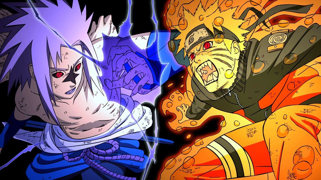 1366x767 Naruto Vs. Sasuke HD Wallpapers | Naruto | Naruto vs sasuke, Naruto