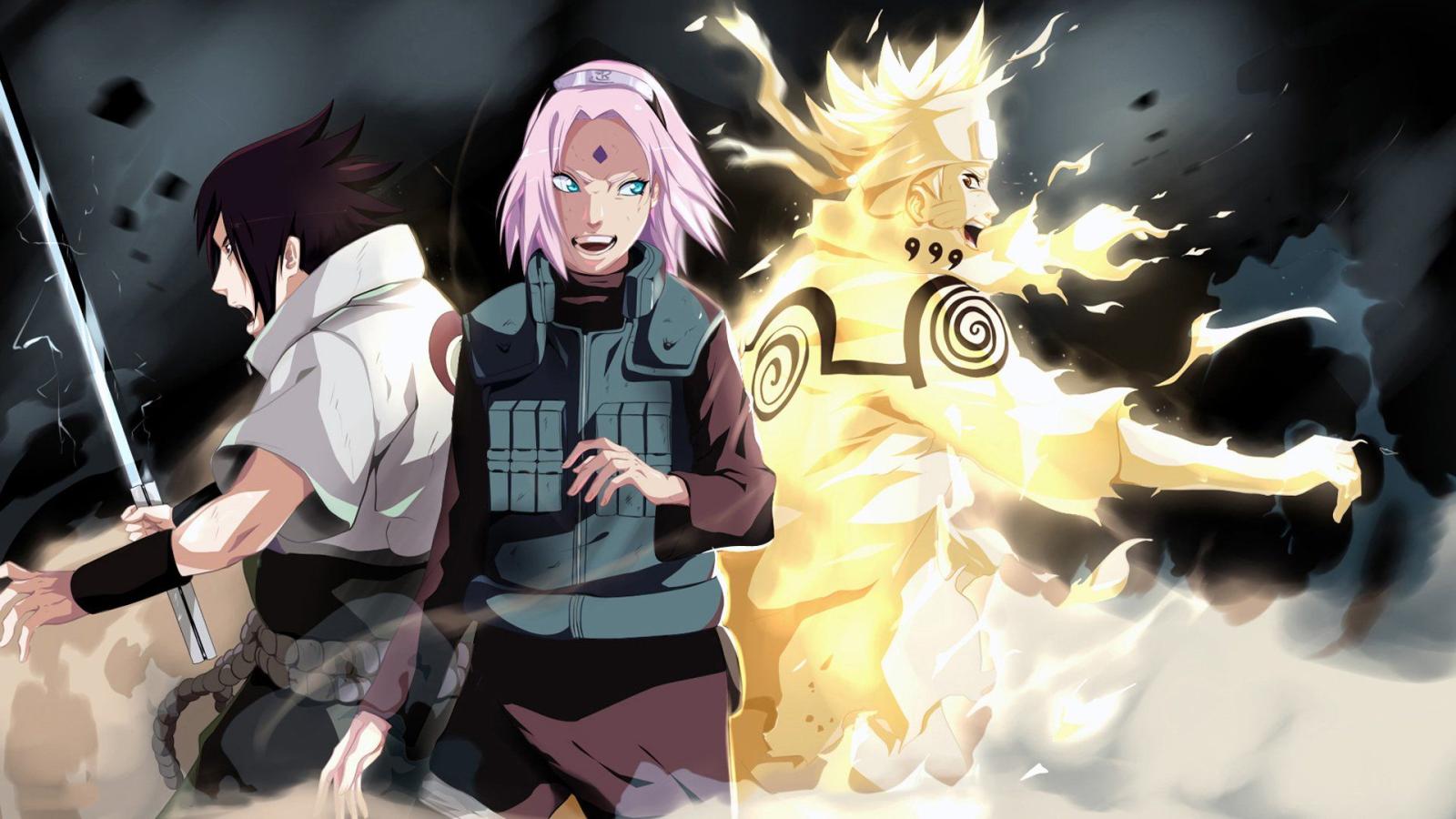 1920x1080 Team 7: Sasuke,Sakura and Naruto HD Wallpaper | Background Image