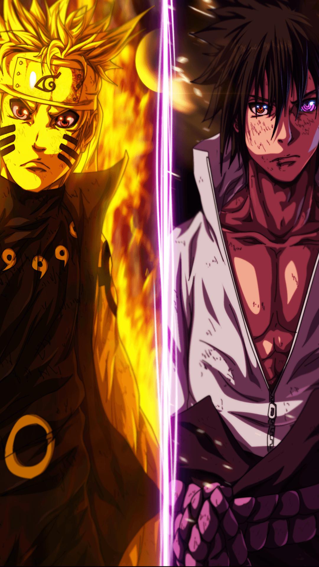 1080x1920 Naruto And Sasuke Wallpaper Iphone (#439224) - HD Wallpaper Download