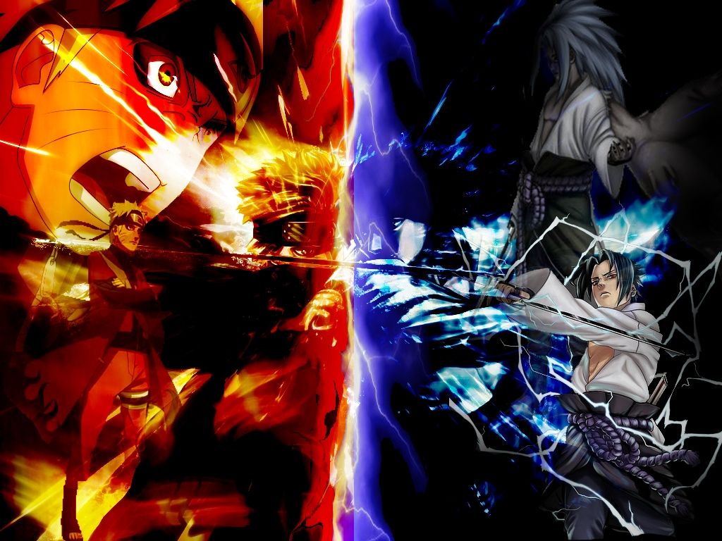 1024x768 50+] Naruto vs Sasuke HD Wallpaper on WallpaperSafari