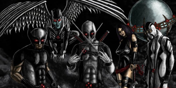 1131x707 X-Force Deadpool Logo Wallpapers - Top Free X-Force Deadpool Logo