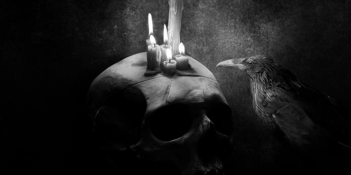 2560x1600 Raven Woman Art | raven digital art candles 1920x1080 wallpaper