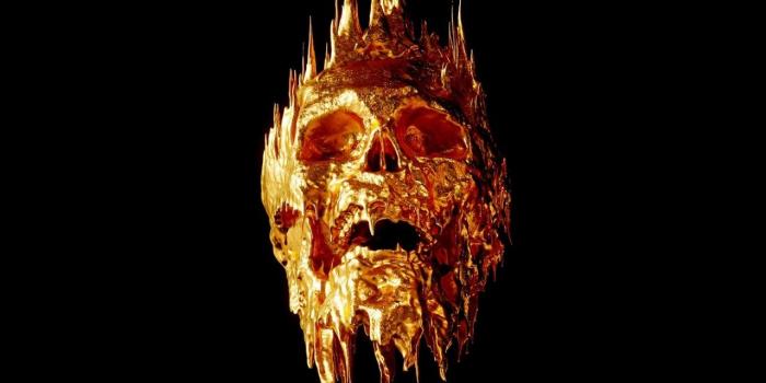 1280x1024 Download 1280x1024 Golden Skull, Crow Wallpapers - WallpaperMaiden