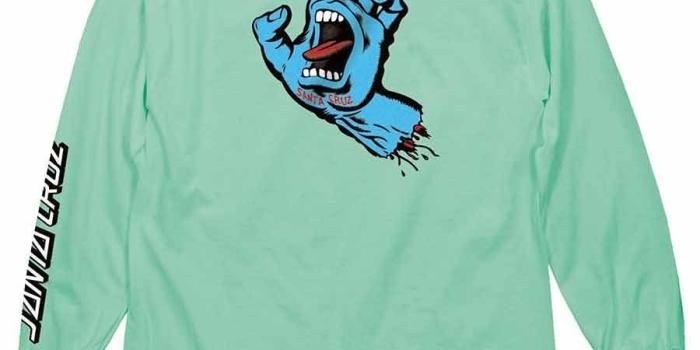 900x900 Santa Cruz Skateboards Santa Cruz Screaming Hand Long Sleeve T-Shirt