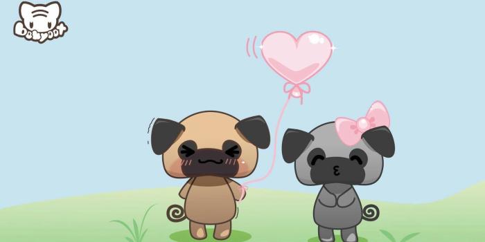 1600x900 Cartoon Puppy Wallpapers