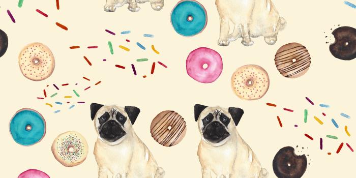 3000x3000 Pug wallpaper! | Pugs | Pug wallpaper, Dogs, Pug art
