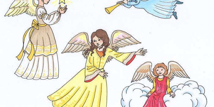 1920x1368 Cute Angel Wallpapers Free Download