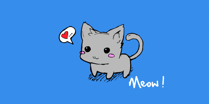 1920x1080 Cute Kitten by ImMrPenguin, Adorable Cartoon Cats