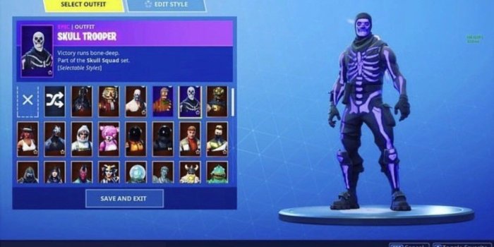 1242x636 fortnite account very rare (og Skull) (Merry Marauder) | Video Games