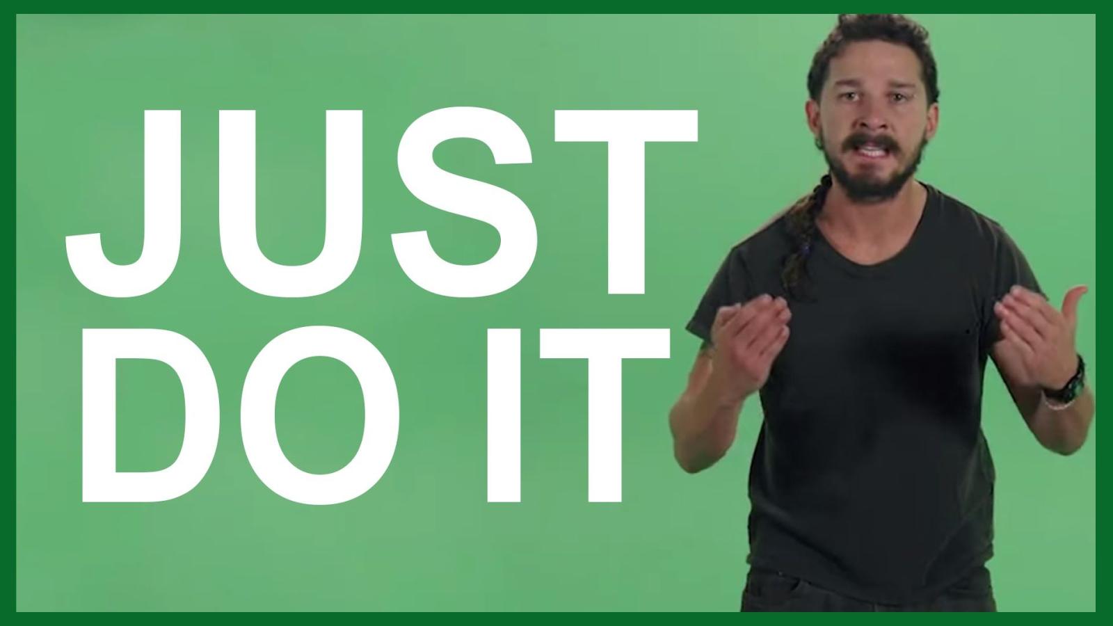 1920x1080 50+] Shia LaBeouf Just Do It Wallpaper on WallpaperSafari