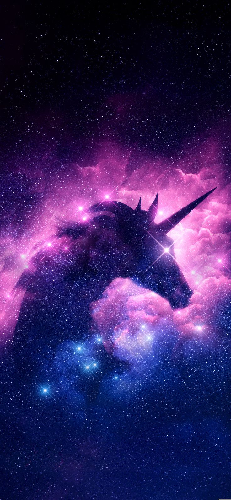 736x1593 Unicorn Galaxy iPhone Wallpaper #galaxy #iphone #unicorn #wallpaper
