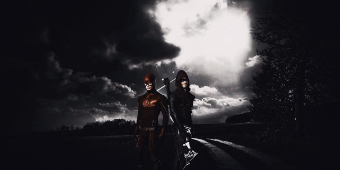 1920x1080 Flash and Green Arrow, Arrow (TV series), Flash HD wallpaper