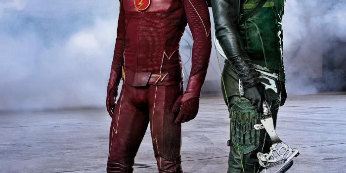 1376x1644 Barry Allen / The Flash - Oliver Queen/ Green Arrow - Arrow Photo