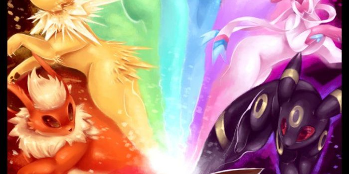 725x1102 The possibilities - Eeveelution Rainbow | Eevee | Know Your Meme