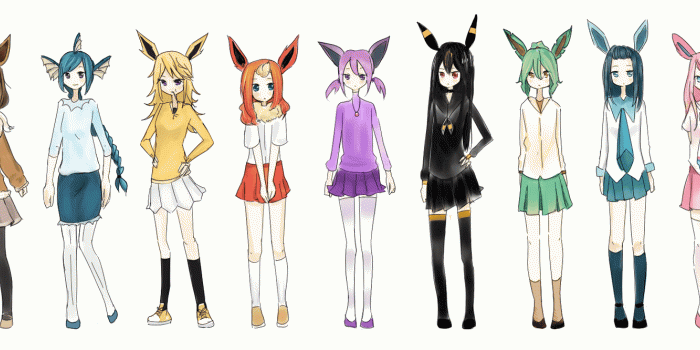 1600x666 ImageSpace - Eeveelution Gijinka | gmispace.com