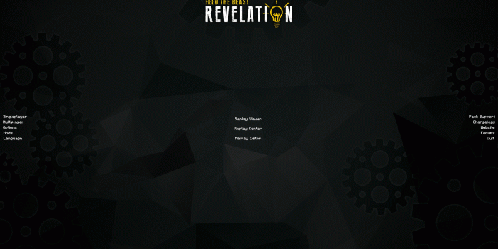 2560x1440 Minecraft Replay Mod Forums - Custom Main Menu for FTB Revelation