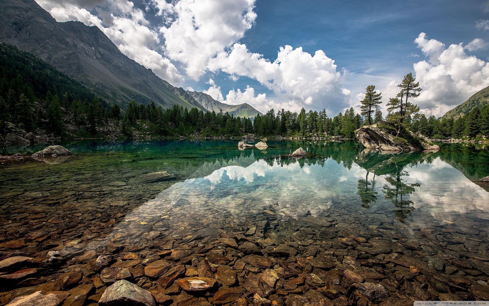 2560x1600 35+ Mountain Lake Wallpapers - Download at WallpaperBro