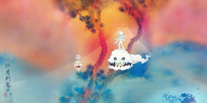 2560x1600 Kids See Ghosts - Kids See Ghosts (2018) | Dopest Album Covers in