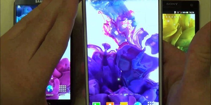 1280x720 Ink in water live wallpaper for Android phones and tablets