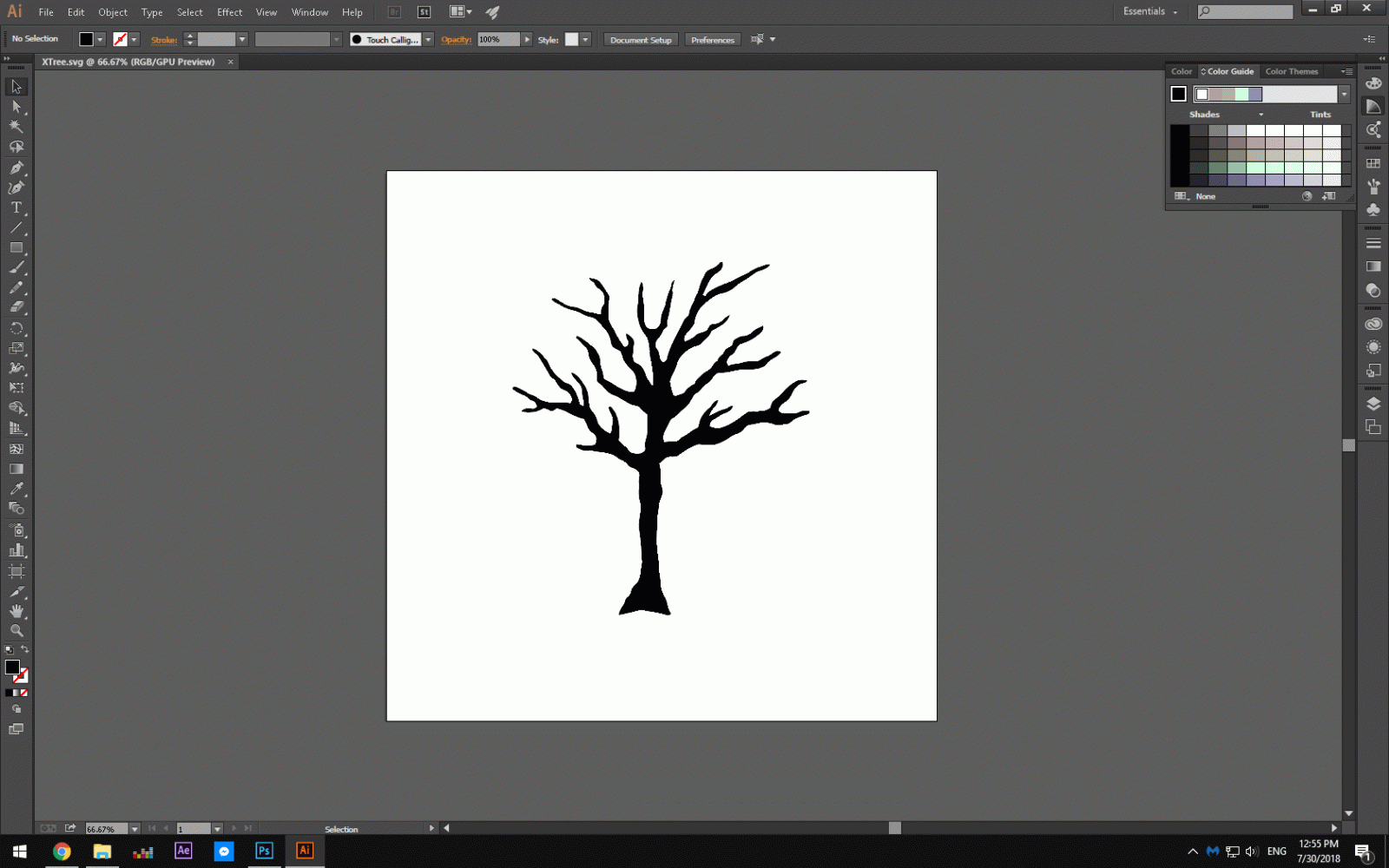 1680x1050 X's Tree tattoo Vector file : XXXTENTACION