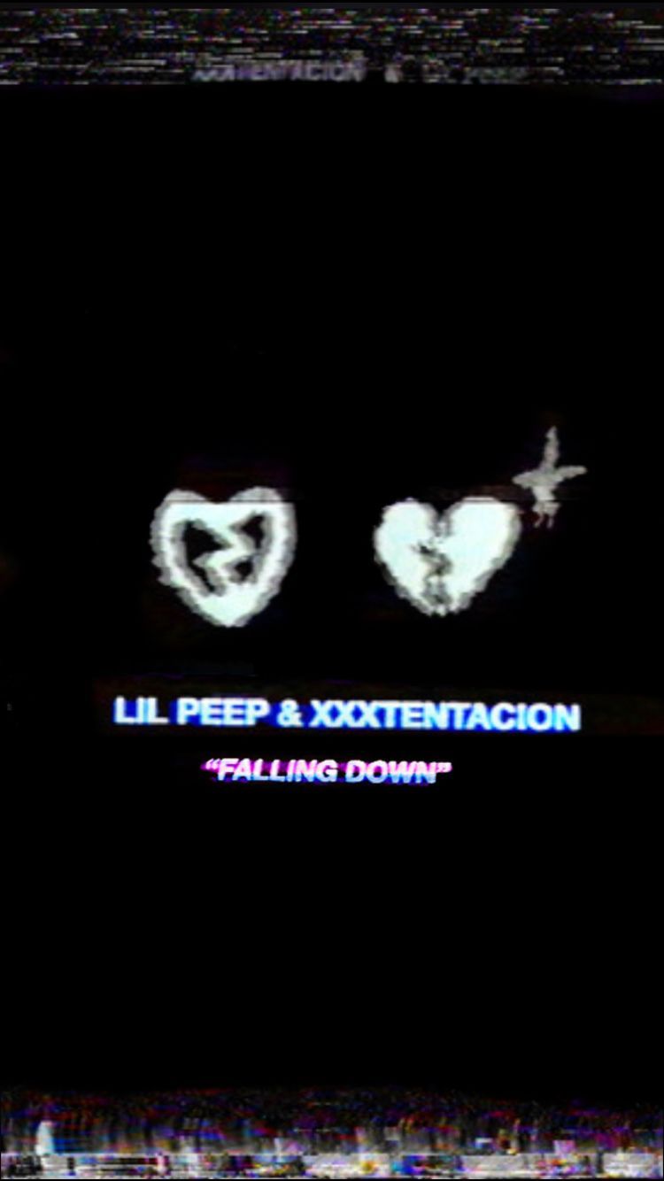 750x1334 LIL PEEP & XXXTENTACION FALLING DOWN -POSTER, WALLPAPER | music
