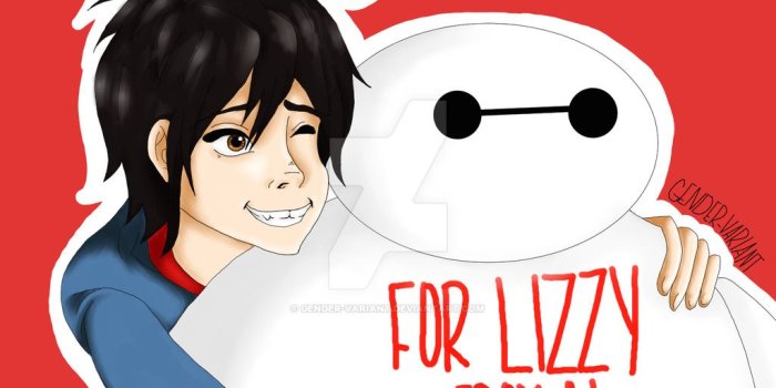 1024x768 Baymax and Hiro (Big Hero 6) by gender-variant