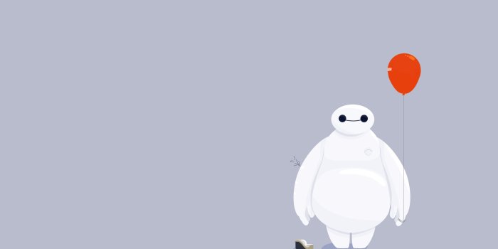 3000x2000 Pictures Robot Toy balloon Big Hero 6 Baymax Cartoons Vector