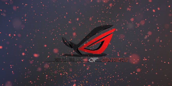 1920x1080 Black and red Nike basketball shoe, Republic of Gamers, ASUS HD