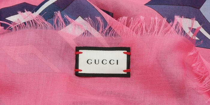 1200x1200 Gucci Gg Wallpaper Print Scarf Pink