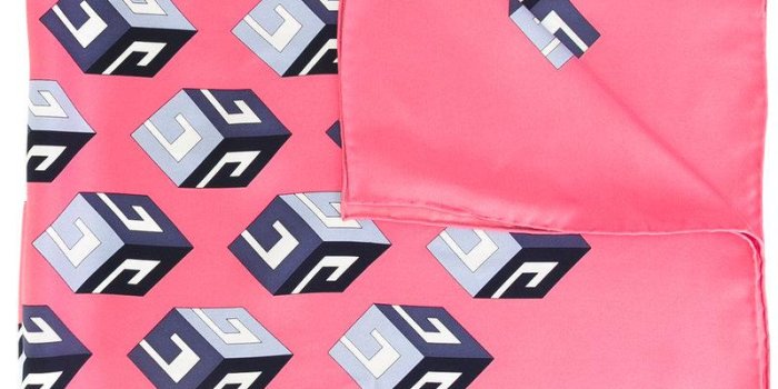 800x1067 Gucci Pink GG Wallpaper Print Scarf