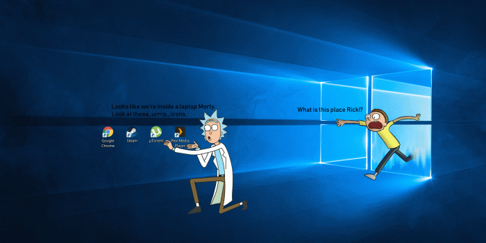 1920x1080 My custom wallpaper : rickandmorty