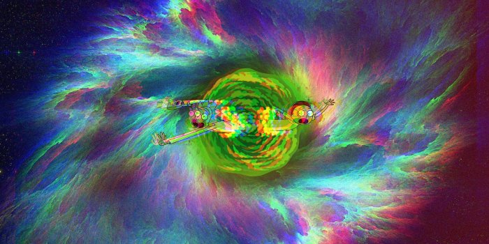 1920x1080 44 Rick and Morty Trippy Wallpapers - WallpaperBoat
