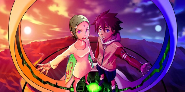 2560x1600 3322621 Anime, Boy, Girl, Posture, Gesture, Background wallpaper and