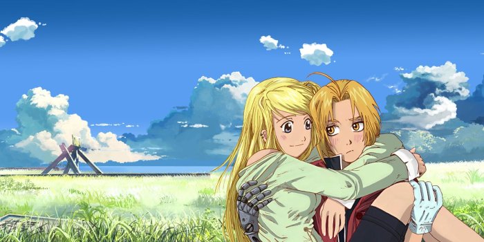 1920x1200 Anime Boy Girl Smile Walk Landscape - Free Stock Photos, Images, HD